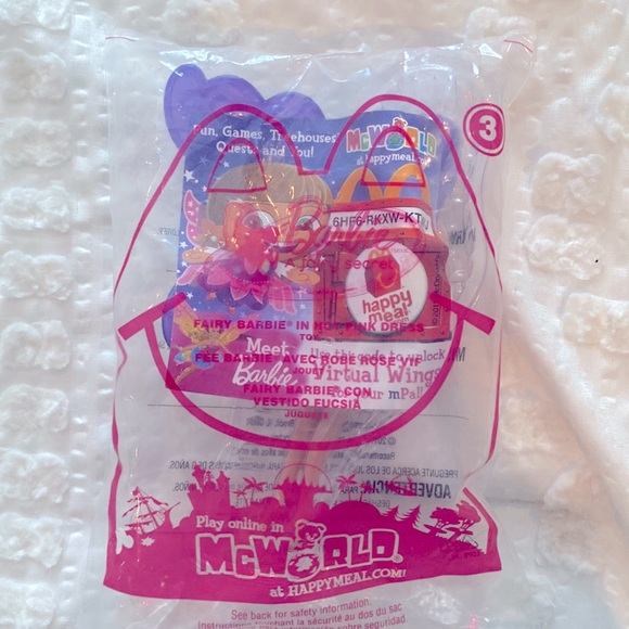 BARBIE MCWORLD FAIRY SECRET.🧚‍♀️FAIRY BARBIE IN HOT PINK DRESS #3 - Picture 2 of 2